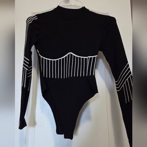 Stylish Black and White Kids One Piece